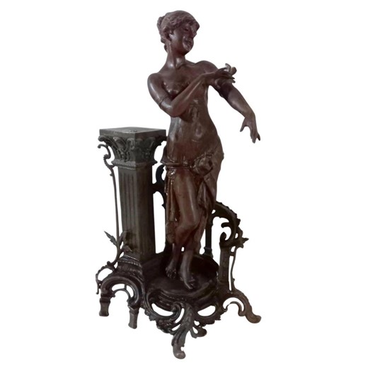 Art Nouveau Statue Table Lamp Base, 19th Century Italian Antique (to Be Restored) - Etsy UK