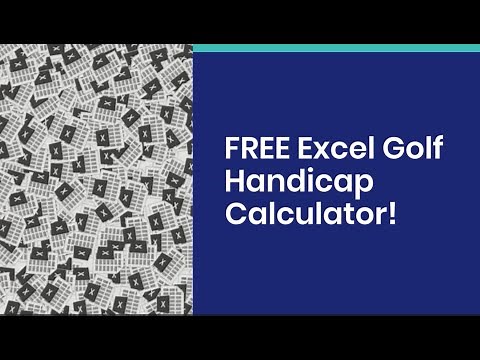 Free Excel Golf Handicap Calculator