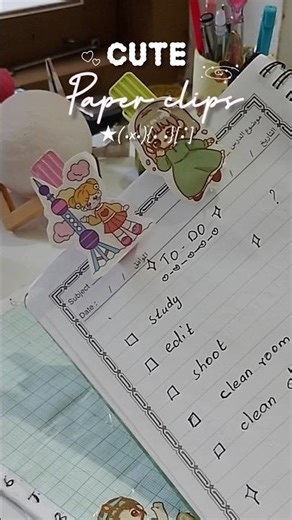 easy cute paper clips with laundry clips❤️❤️❤️👍🏻👍🏻👍🏻🫶🏻🫶🏻 #babyspoon subscribe#Aesthetic canvas