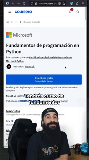 Microsoft ha lanzado su certificación profesional de Python ↓ | Brais Moure