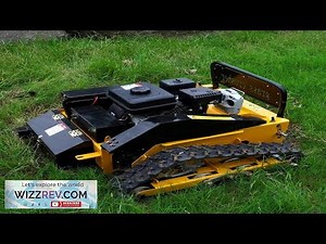 Customized Flail Grass Cutting Mahicne Crawler Remote Control Lawn Mower High Efficiency Review
