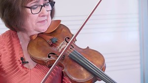 Through our mini-master-class series, YSM faculty briefly share their approaches to technique, interpretation and expression, holistic musical development, and more. In today's mini master class, Professor in the Practice of Violin Ani Kavafian talks with us "about how Bach wrote his chords." Whereas "most people break the chords two and two," Prof. Kavafian explains, "it's better to separate the bass from the treble." Prof. Kavafian credits the composer for this approach, saying, "This is not m