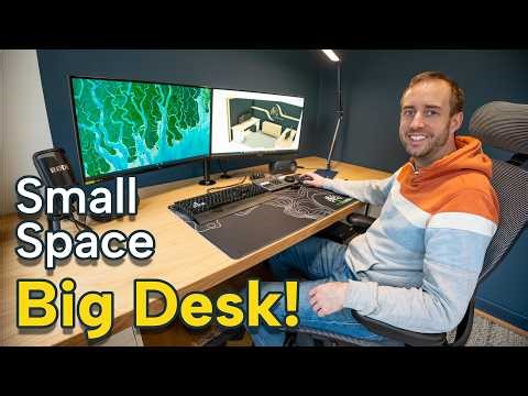 Built-In Oak Desk Build — DIY Tutorial for a Small Home Office