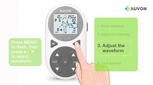 AUVON 32 Modes TENS Unit Muscle Stimulator (TENS+EMS+Massage), TENS Machine with 11 TENS Modes for Pain Relief, 11 EMS Modes for Muscle Management, 10 Massage Modes for Relaxation, and Electrode Pads