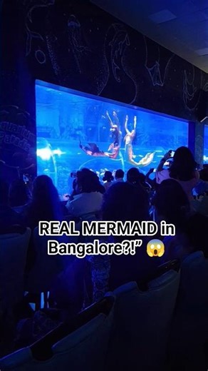 REAL Mermaid in Bangalore?! 😱🧜‍♀️Must Visit Aquarium Paradise 🔥🔥