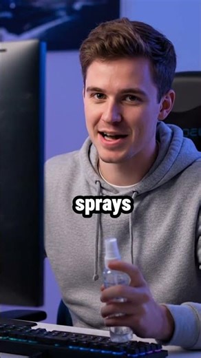 How Gamers Keep Their Screens Spotless 👀 | Clareex Spray
