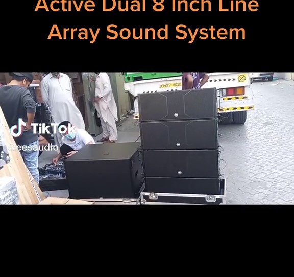 The active dual 8 inch line array sound arrived in Dubai. Our customer is testing it. #linearray #livesound #soundrental #soundengineer #stageaudio #soundsystem #soundsystemcheck #djsoundsystem #djequipment