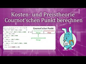 Cournot'schen Punkt berechnen