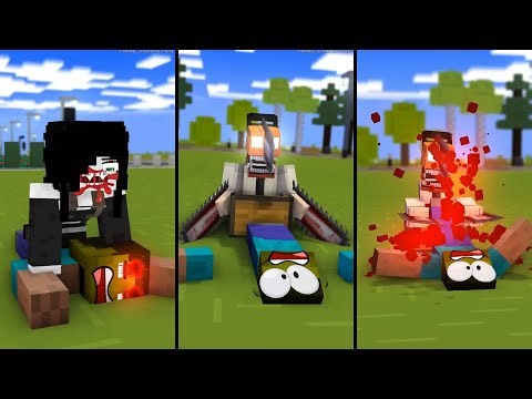Minecraft Help Herobrine Save to Chainsaw Man use Death Note #minecraft