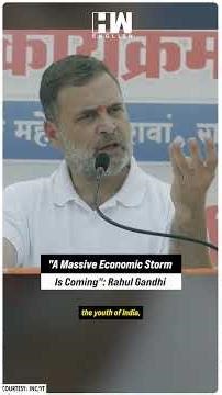 #Shorts | "A Massive Economic Crisis Is Coming": Rahul Gandhi | US-Iran War | Inflation | Congress
