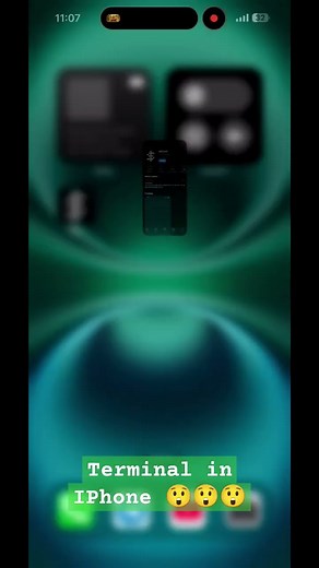 Linux In IPhone 🔥🔥🔥 #iphone #linux #terminal