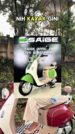 NEW COLOR SAIGE CAPPUCCINO🥰😍 #saige #karawang #ebike #electricbike