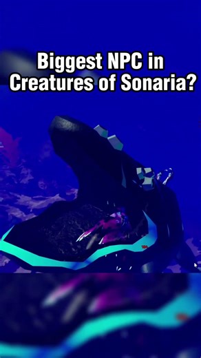 Biggest Creature NPC in Creatures of Sonaria #creaturesofsonariaroblox #roblox