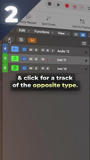 Quick ways to add tracks in #logicpro #logicprox #logicprotips #musicproduction #mixing