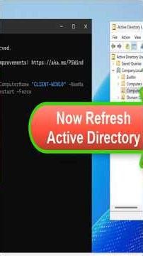 Remotely Rename a Domain Computer in Active Directory On Windows Server 2025