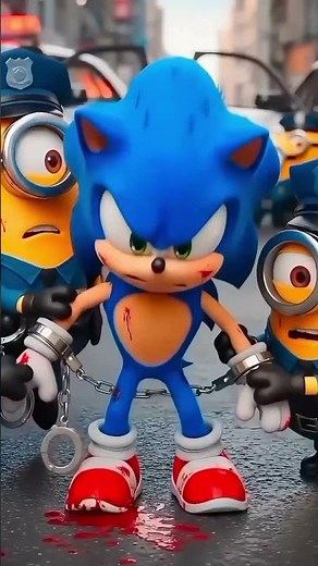 Minions Police vs the Sonic Robber Team – A High Speed Showdown!