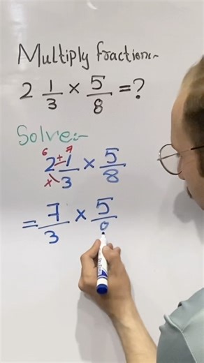 Multiply fractions | multiply mixed numbers fractions | fractions by fractions #maths #matheducation