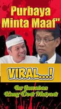 MENCENGANGKAN JAWABAN MENOHOK KDM SAAT PURBAYA MINTA MAAF...?" #Shorts #purbaya