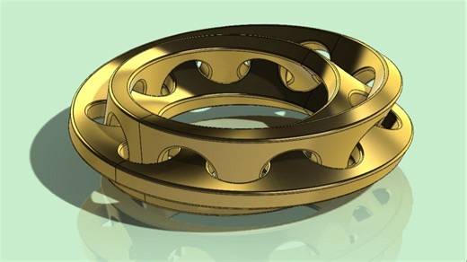 SolidWorks建模-参数化莫比乌斯环