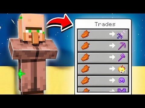 Minecraft, But Villagers Trade OP items.....