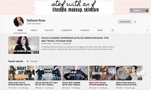 Officer by night and YouTuber by day, Stefanie Rose uses platform to educate the public and her 16.2K followers - Behind the Badge