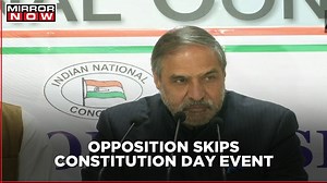 14 opposition parties boycott Constitution Day event; PM Modi slams opposition