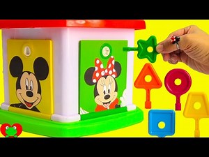Mickey Mouse Clubhouse Friends Learn Counting and Colors with Lock and Key - Videos For Kids