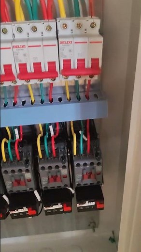 5 steps start stop motor control panel installation completed