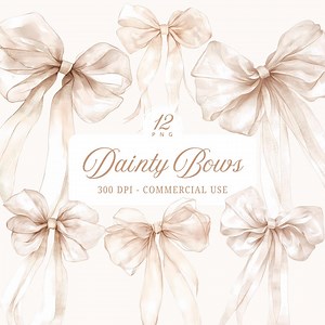 Beige Bow Clipart Coquette, Beige Watercolor Bow Graphics, Dainty Soft Beige Bow Graphics, Watercolor Bow Clip Art, Neutral Beige Bows PNG - Etsy