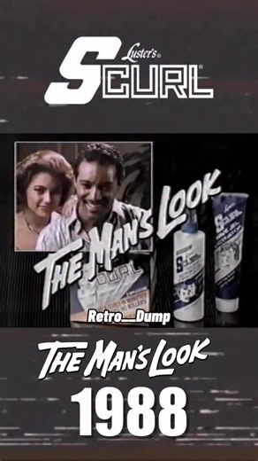 Retro Dump on Instagram: "📺 #VintageAd: Luster’s S-Curl “The Man’s Look” 👨🏾‍🦱 • 1988 ⭐️ Featuring: Salli Richardson-Whitfield (@sallirichwhit) If this were a rom-com, it’d be titled “When Jheri Met Salli.” 👩🏾‍❤️‍💋‍👨🏾 Offering a stylish alternative to the Jheri Curl, Luster’s S-Curl defined Black men’s grooming in the late ’80s. With sleek marketing aimed at the “sophisticated man” (and a subtle promise that good hair meant g