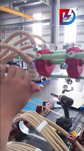 Installing the pad mounted transformer tap changer