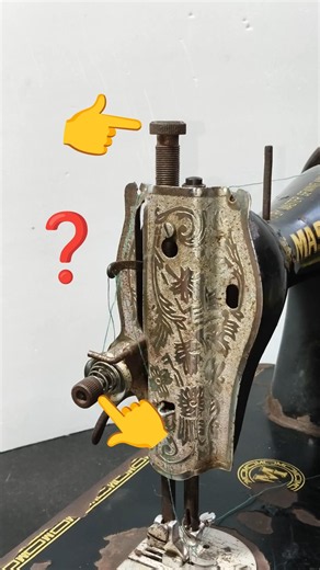 sewing machine tension and pressure cap fix #sewingmachine #sewingmachinerepairing #automobile #diy