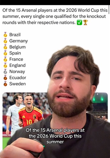 Arsenal players really carrying the World Cup right now… 👀🔥 #arsenal #arsenalfc #worldcup2026