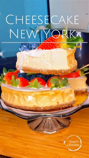 🤍 New York Cheesecake🤍Classic• Creamy• Smooth#foryou #cooking #foodie
