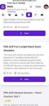 Your PMI-ACP Study Mate