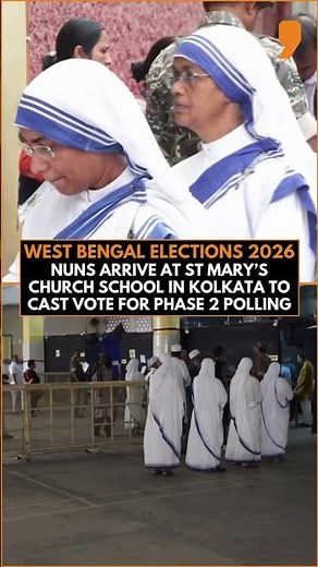 Nuns Cast Votes In Kolkata As Bengal Phase 2 Polling Continues | News9