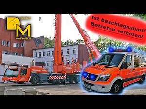 commercial building EXPLOSION #2 🔥 LIEBHERR cranes called by fire department DREAM MACHINES