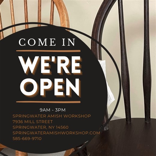 Springwater Amish Workshop on Reels