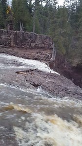 The lower and middle waterfalls at Gooseberry State Park were full force this past weekend. Happy Monday! mndnr.gov/state_parks/starter_kit/waterfalls.html | Minnesota State Parks and Trails