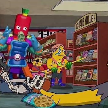 Bart and Lisa Fight PLASTIC PARENTS With Fire (Entire Earth Covered in Trash) 🔥💀