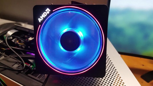 AMD Ryzen锐龙 3700X 原装RGB信仰散热器Wraith Prism幽灵棱镜（酷妈荣誉出品）