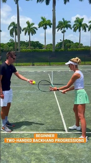 Beginner Two-Handed Backhand Progressions