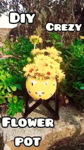 Unique Flower Pot Design 🌸😍 | Creative Garden Idea #viralshorts