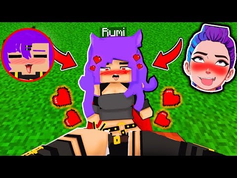 I Gave Jenny Rumi-Tyan Diamonds Minecraft Survival... Her Reaction Was SHOCKED... INSANE! NEW