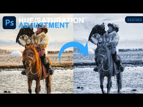Hue and Saturation Adjustment in Photoshop