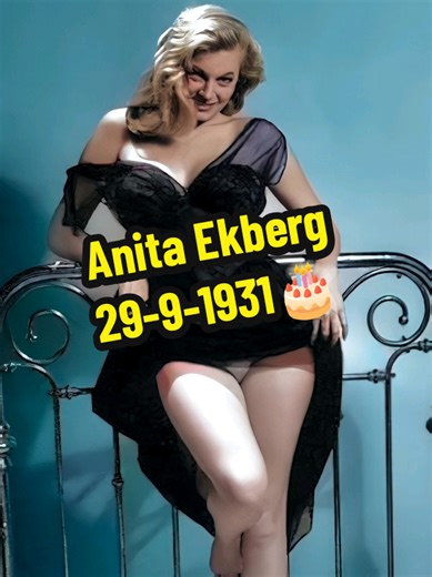 #hollywood #cineclasico #actrices Anita Ekberg🎂💖