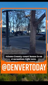 Heavy police presence at Adam’s County courthouse this morning after a threat was made. Follow @denver_today for more content! #denver #colorado #303 #denvercolorado | Denver Today