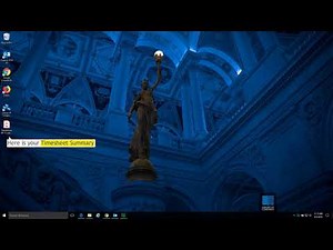 How to get your timesheet summary from WEBTA