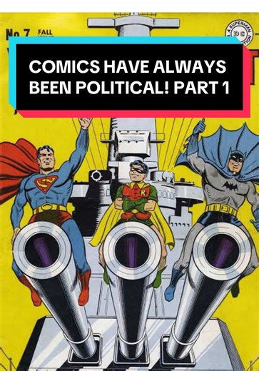 Comic books have always been political. Let’s start a conversation and change the narrative. #comics #comictok #dccomics #marvel #batman