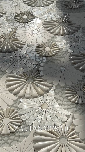 OCEANIC ELEGANCE - Nature’s 3D Masterpiece✨🤍 - - #zaijianmosaic #mosaic #art #glass #design #bathroom #mosaicart #marble #interiordesign #interiors #bathroomdesign #decor #dreamhome #lifestyle #tile #marblemosaic #floor #floordesign #livingroom #tiledesign #luxuryliving #dreamhome #insipration #waterjetmosaic #muranoglass #backsplash #floortiles #tilework #kitchen #house | Zaijian Mosaic